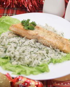 Семга в сливочном соусе