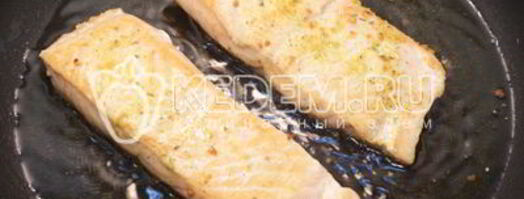 семга в сливочном соусе. Шаг 3