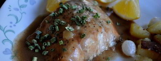 семга в винном соусе. Шаг 3