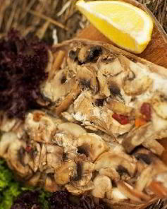 Скумбрия, запеченная с сыром