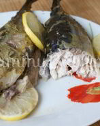 Скумбрия запеченная в горчице