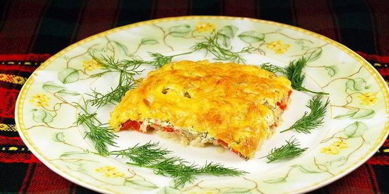 Судак кусочками, запеченный в духовке