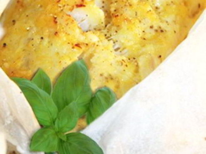 Рецепт трески с апельсиновым соусом и помидорами