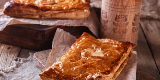 Треска в слоеном тесте