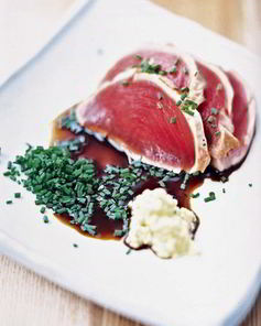 Тунец с имбирем