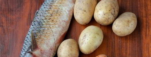 тушеная рыба с картошкой. Шаг 3