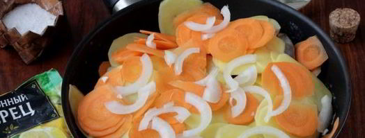 тушеная рыба с картошкой. Шаг 8