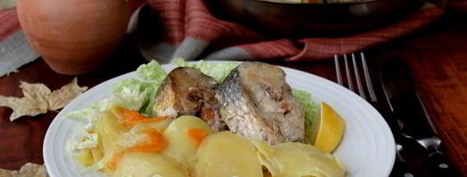 тушеная рыба с картошкой. Шаг 9