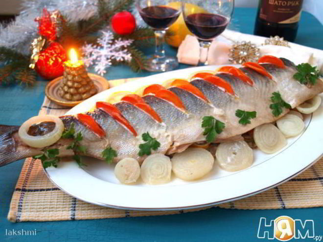 Рецепт запеченной горбуши с овощами