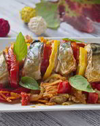 Запеченная скумбрия Краски осени