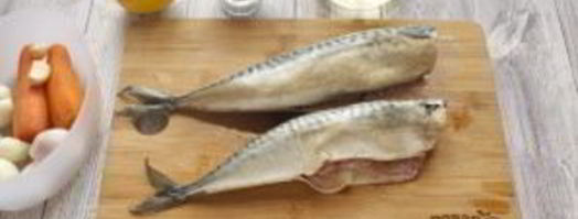 запеченная скумбрия краски осени. Шаг 2