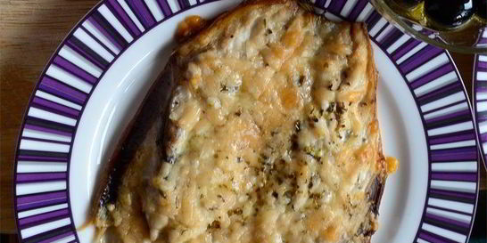 Запеченная скумбрия с сыром