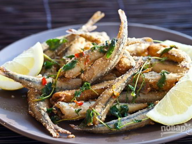 Рецепт жареной корюшки