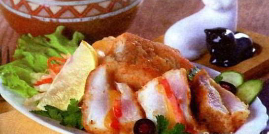 Жареный судак Сюрприз