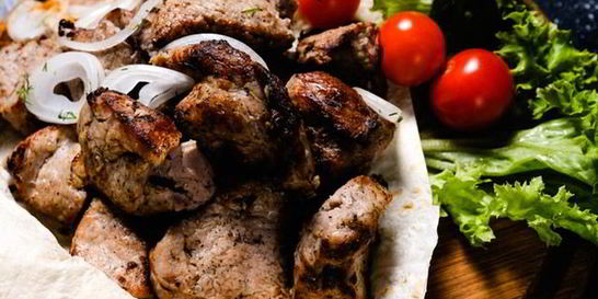 Быстрый шашлык из свинины