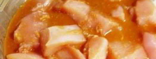 куриный шашлык в соевом маринаде с маслинами. Шаг 3