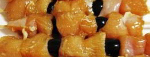 куриный шашлык в соевом маринаде с маслинами. Шаг 4