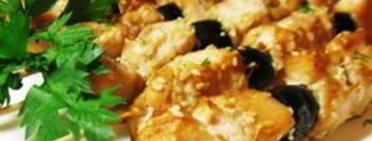 куриный шашлык в соевом маринаде с маслинами. Шаг 7