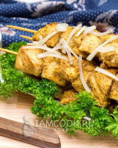 Куриные шашлычки с пастой Тикка Масала