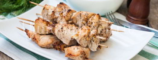 куриные шашлыки на шпажках. Шаг 4