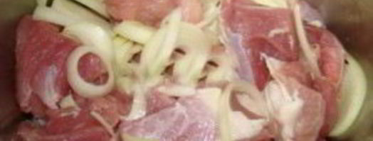 мариновка шашлыка из свинины. Шаг 2