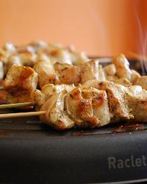 Шашлычки из курицы с ананасами