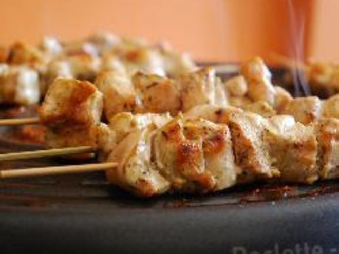 Рецепт шашлычков из курицы с ананасами