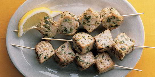 Шашлычки из тунца