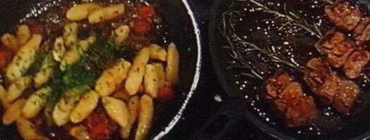 шашлычки из ягненка с картофельными пальчиками и икрой из баклажанов. Шаг 9