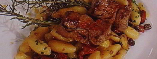 шашлычки из ягненка с картофельными пальчиками и икрой из баклажанов. Шаг 10