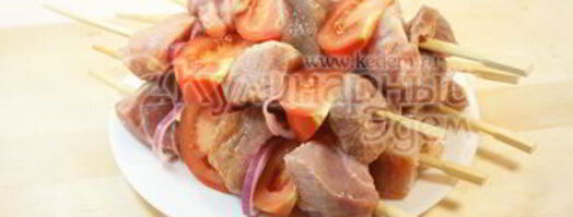 шашлычки с помидорками в лимонном маринаде. Шаг 5