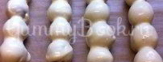 шашлычки виноград в шоколаде. Шаг 6