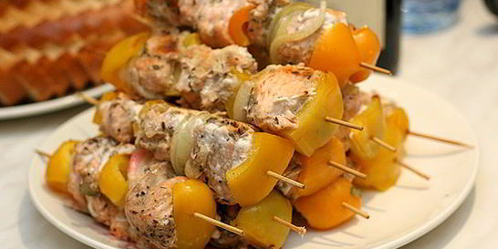 Шашлычок из рыбы