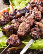 Шашлык из баранины в лимонно-уксусном маринаде