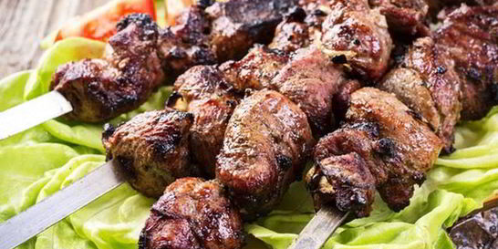 Шашлык из баранины в лимонно-уксусном маринаде