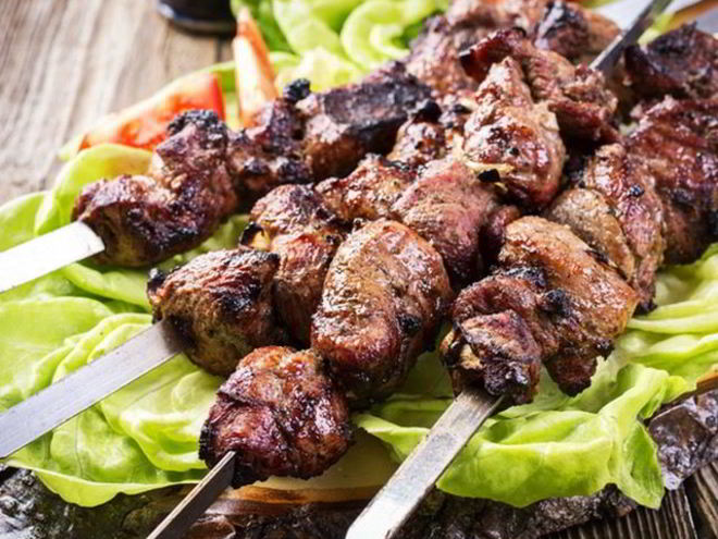 Рецепт шашлыка из баранины в лимонно-уксусном маринаде