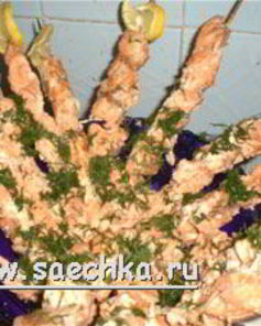 Шашлык из форели