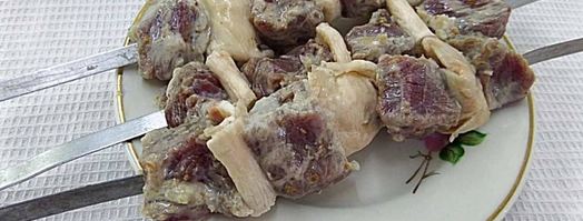 шашлык из говядины чтобы мясо было мягким. Шаг 6