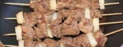 шашлык из говядины на шпажках. Шаг 8