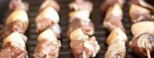 шашлык из говядины на шпажках. Шаг 9