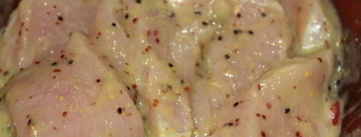 шашлык из индейки под киви-соусом. Шаг 2