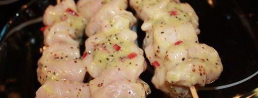 шашлык из индейки под киви-соусом. Шаг 3