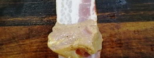 шашлык из индейки в беконе. Шаг 6