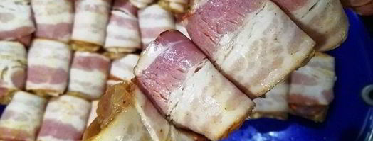 шашлык из индейки в беконе. Шаг 8