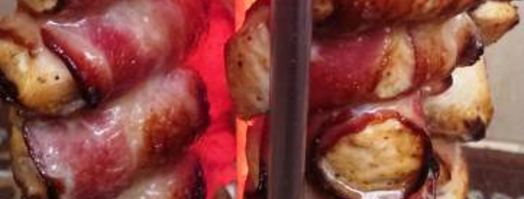 шашлык из индейки в беконе. Шаг 10