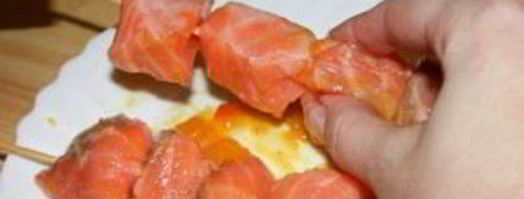 шашлык из кижуча. Шаг 4