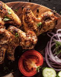 Шашлык из куриных крыльев