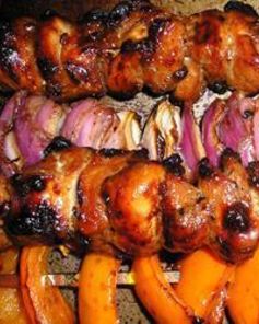 Шашлык из курицы по-барбадосски