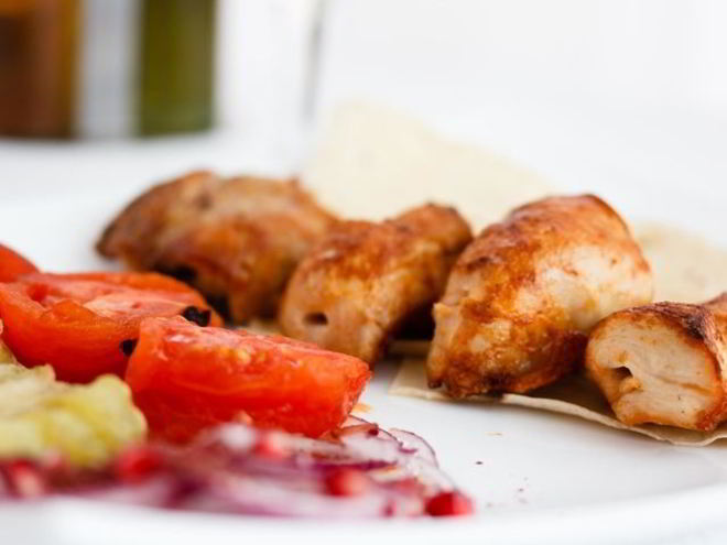 Рецепт шашлыка из курицы с овощами