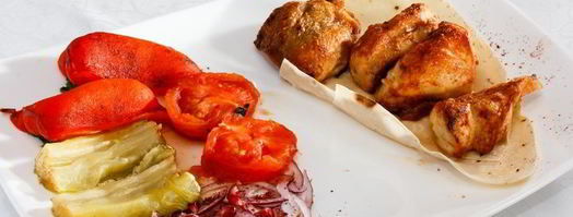 шашлык из курицы с овощами. Шаг 8